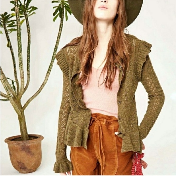 Ulla Johnson Cashmere Amara Knit Cardigan - Picture 1 of 8